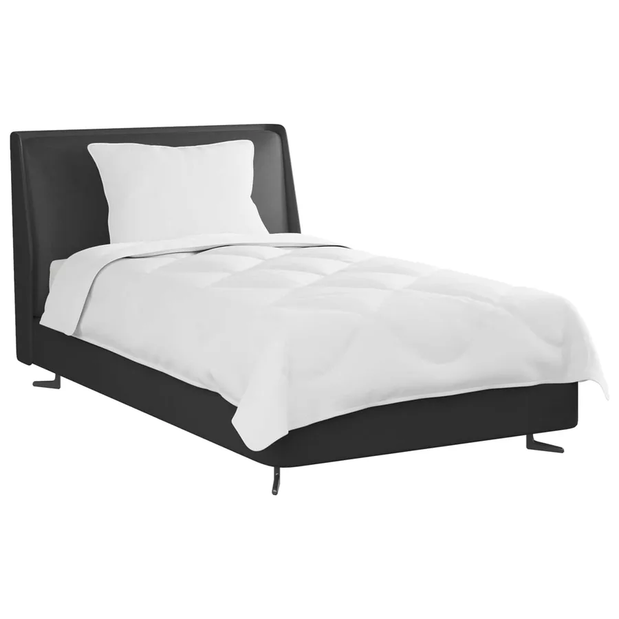 Couette avec oreiller 2 pcs Blanc Microfibre - 3