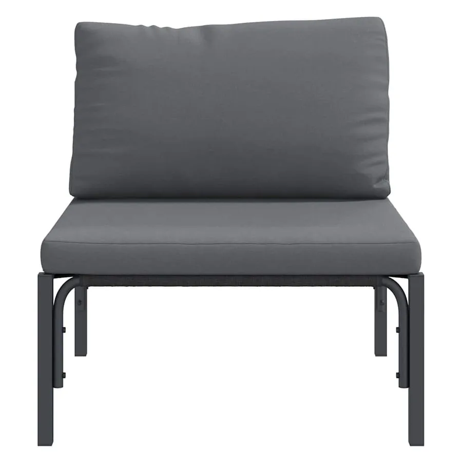 Mobilier de jardin Anthracite 80 x 80 x 71 cm Acier - 5