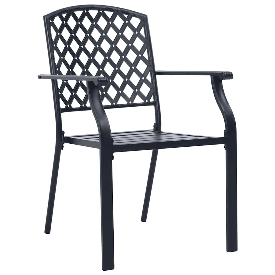 Ensemble de salle à manger pour jardin 5 pcs Anthracite - 6