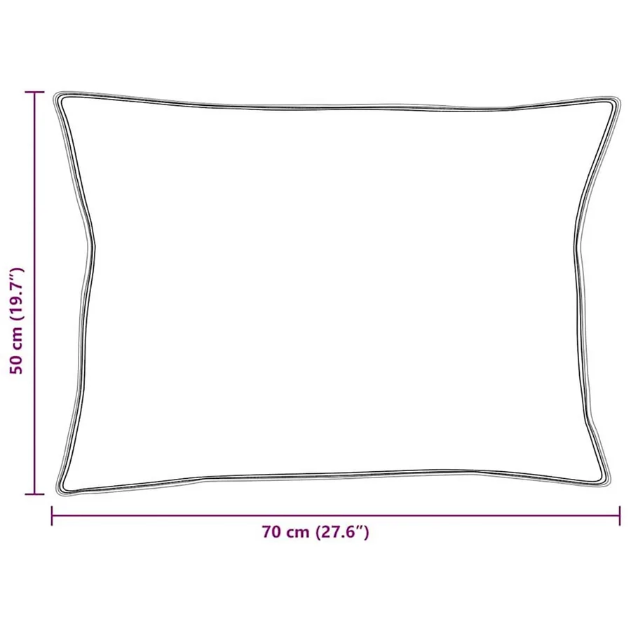 Ensemble de Duvet avec oreiller 2 pcs Blanc Microfibre - 9