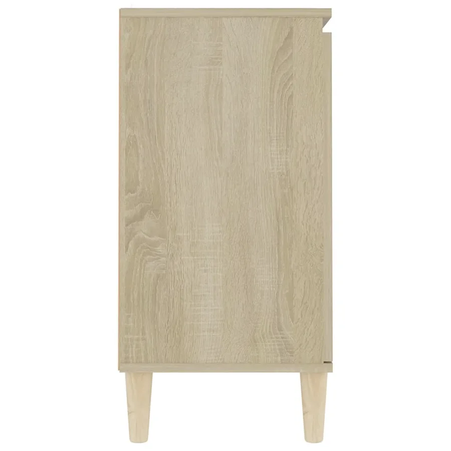 Buffet chêne sonoma 101x35x70 cm bois d'ingénierie - 6