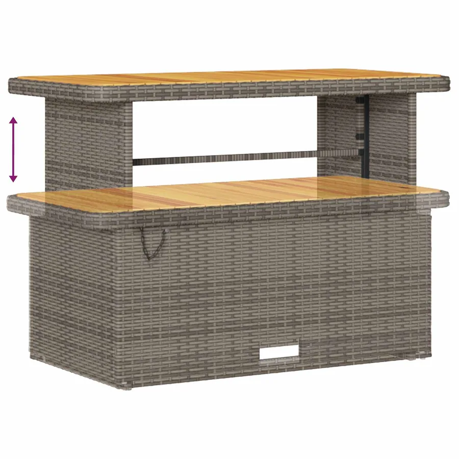 Ensemble de canapé de jardin avec coussin 13 pcs Gris - 9