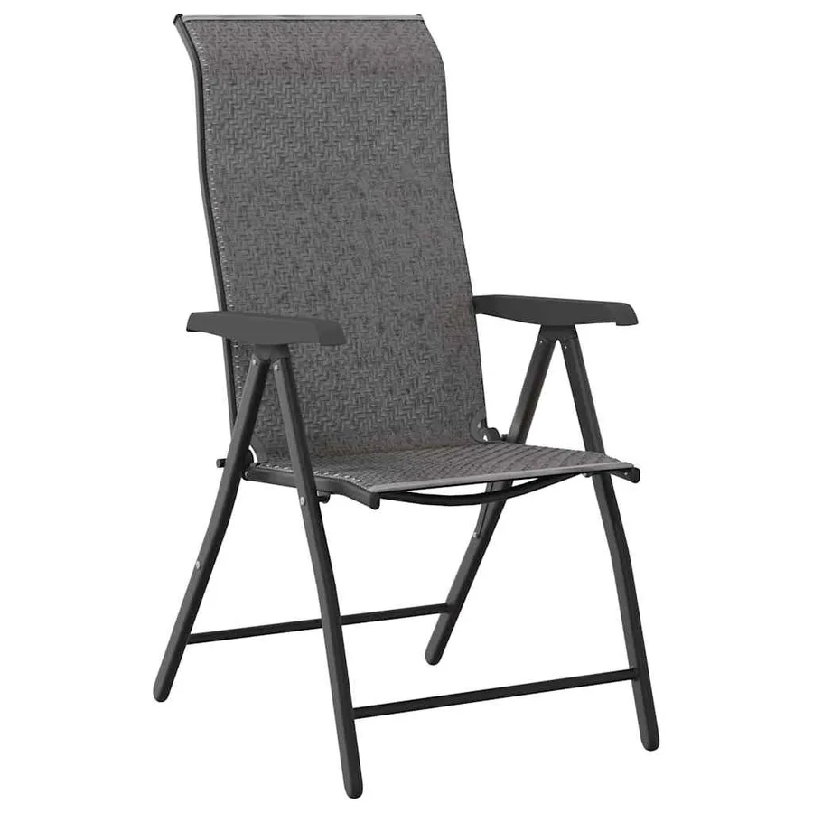 Ensemble de salle à manger pour jardin 3 pcs Gris - 6