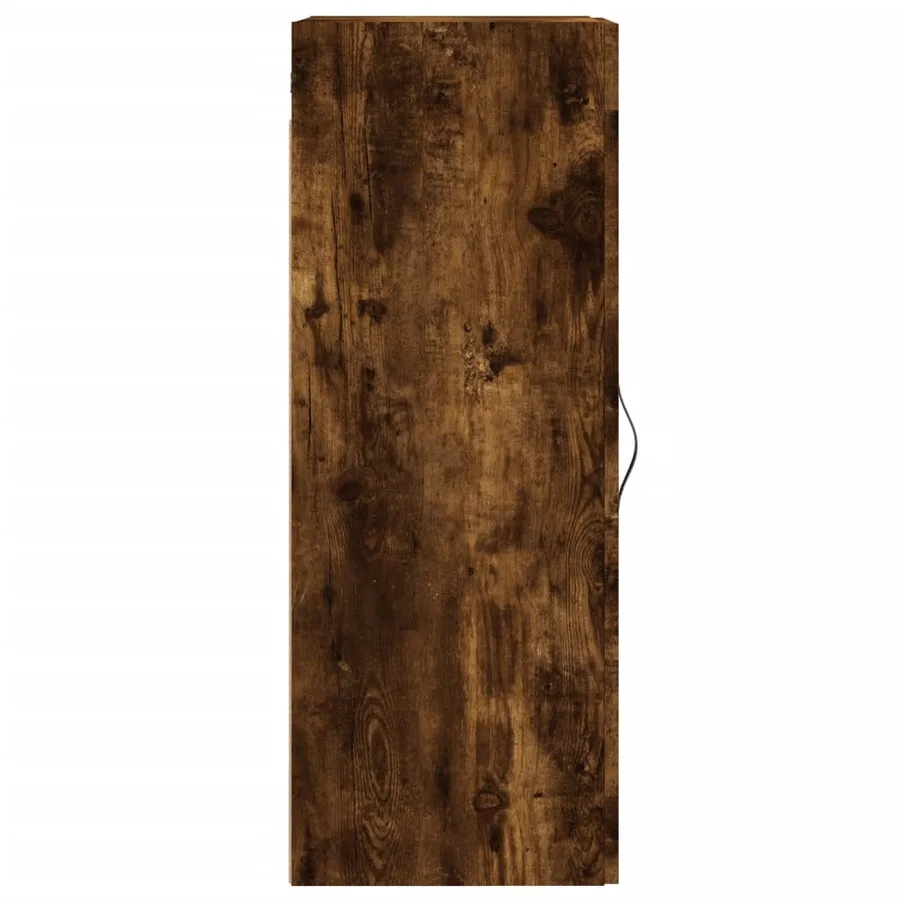 Armoire murale chêne fumé 34,5x34x90 cm bois d'ingénierie - 8