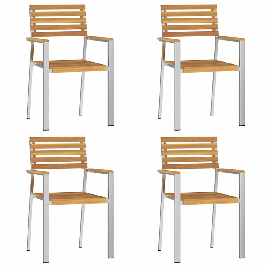 Ensemble de salle à manger pour jardin 5 pcs - 6
