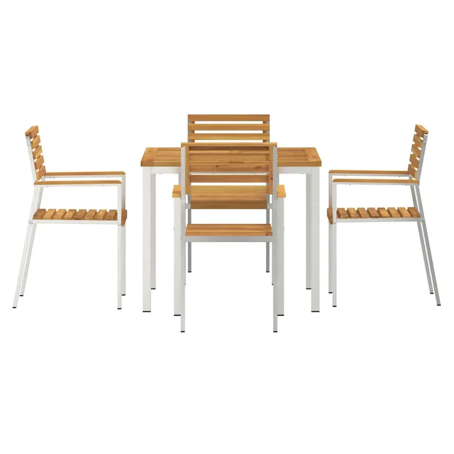 Ensemble de salle à manger pour jardin 5 pcs - 7
