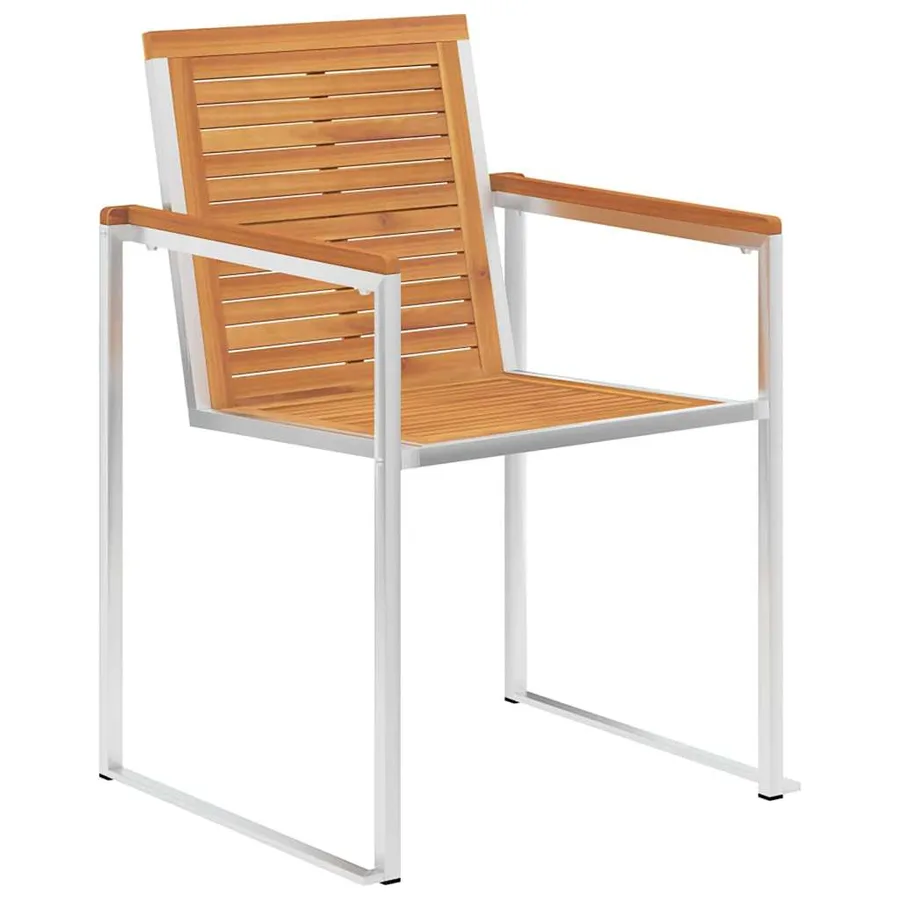Ensemble de salle à manger pour jardin 3 pcs - 6