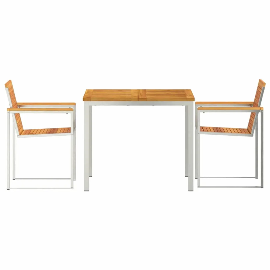 Ensemble de salle à manger pour jardin 3 pcs - 7