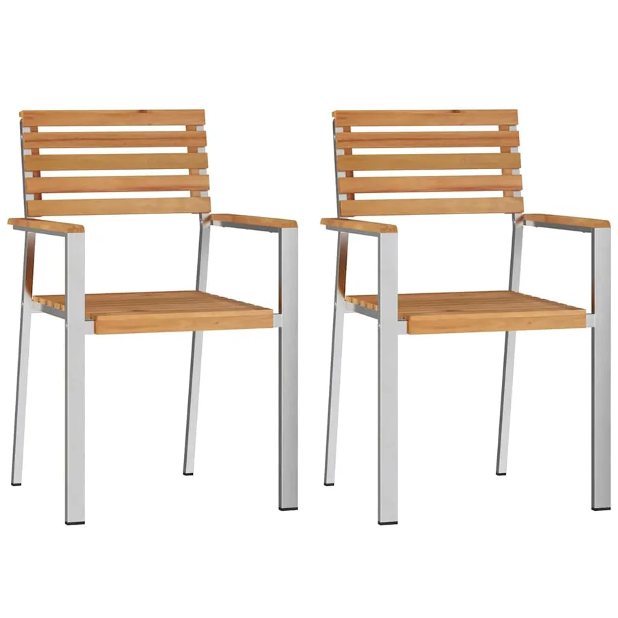 Ensemble de salle à manger pour jardin 3 pcs - 6