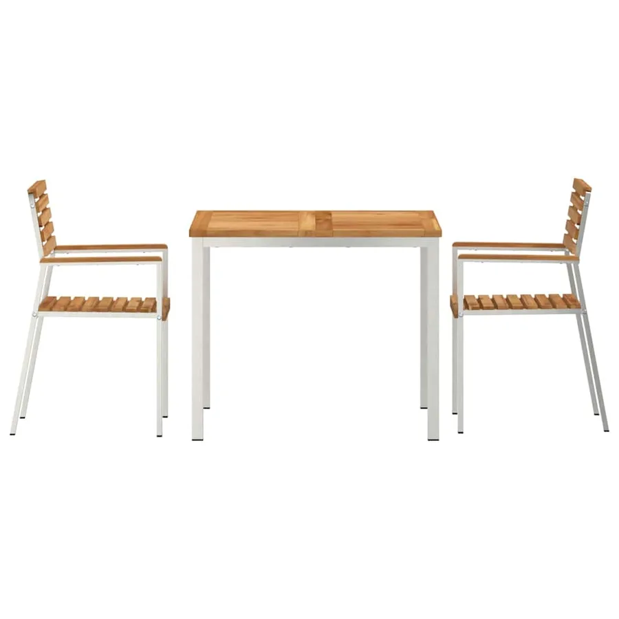 Ensemble de salle à manger pour jardin 3 pcs - 7