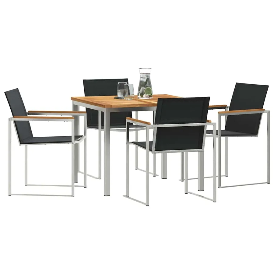 Ensemble de salle à manger pour jardin 5 pcs - 3