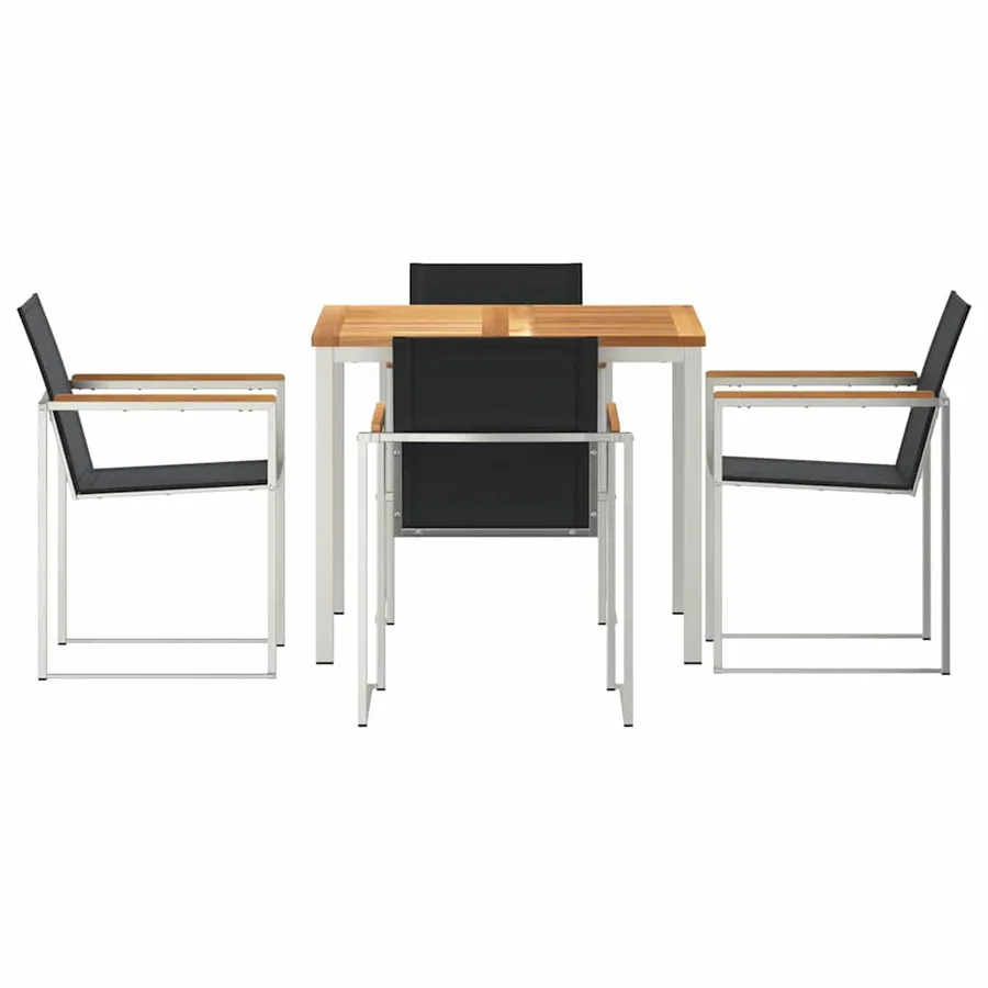 Ensemble de salle à manger pour jardin 5 pcs - 7