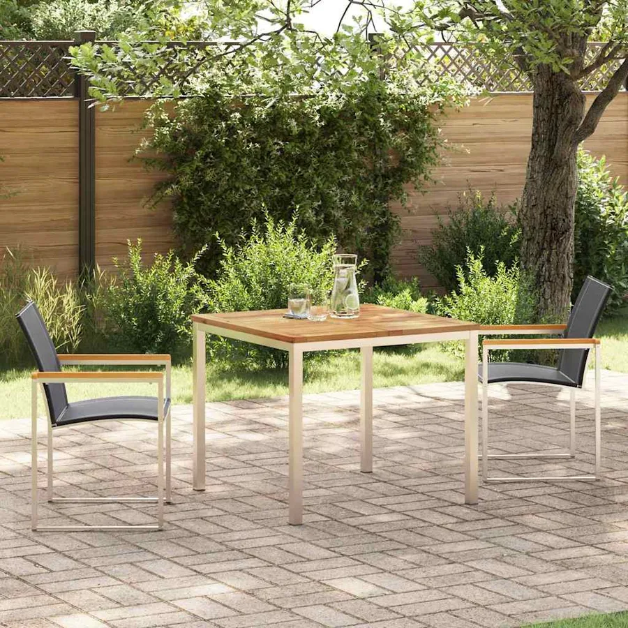 Ensemble de salle à manger pour jardin 3 pcs - 4