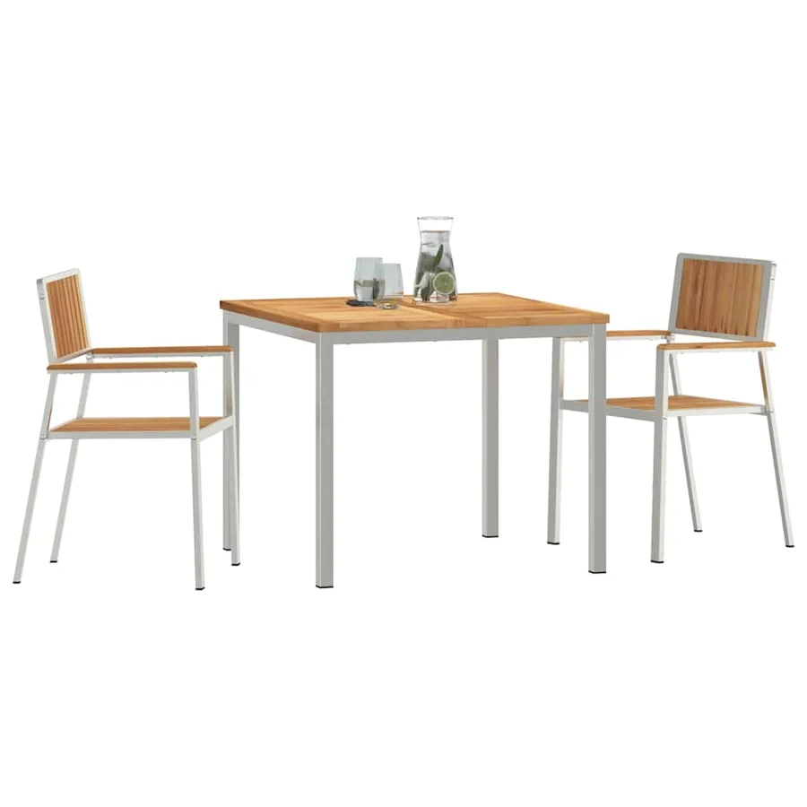 Ensemble de repas extérieur 3 pcs - 3