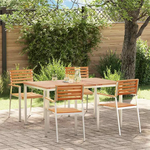 Ensemble de salle à manger pour jardin 5 pcs