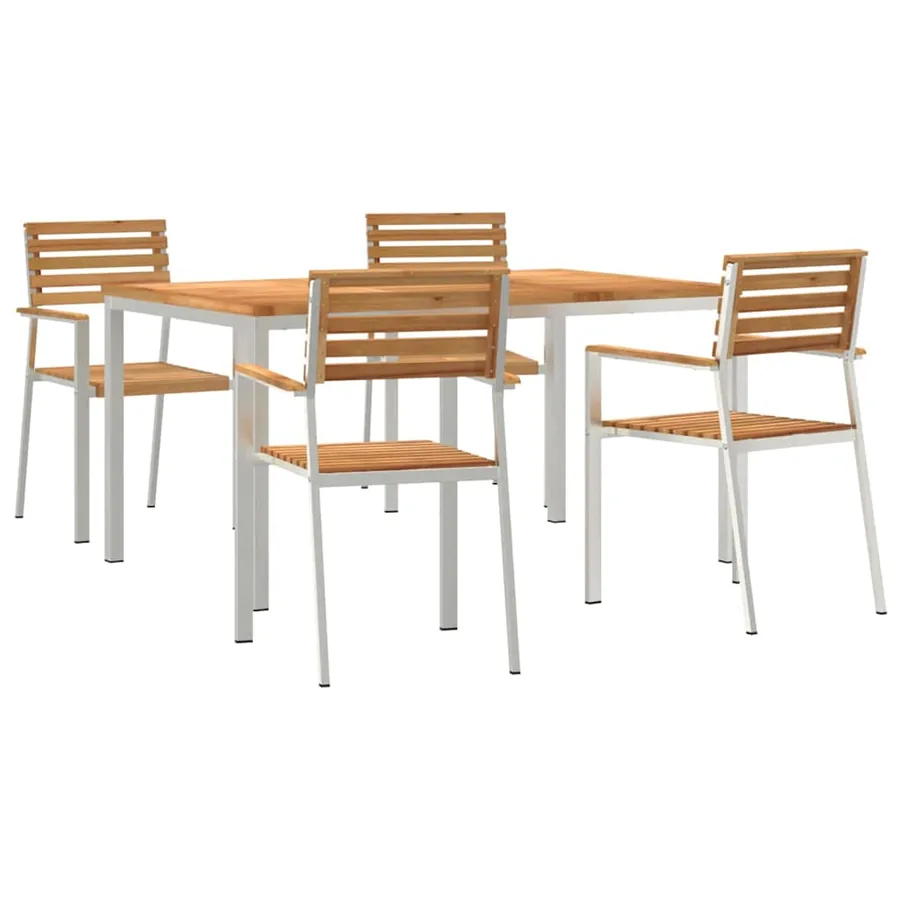 Ensemble de salle à manger pour jardin 5 pcs - 2