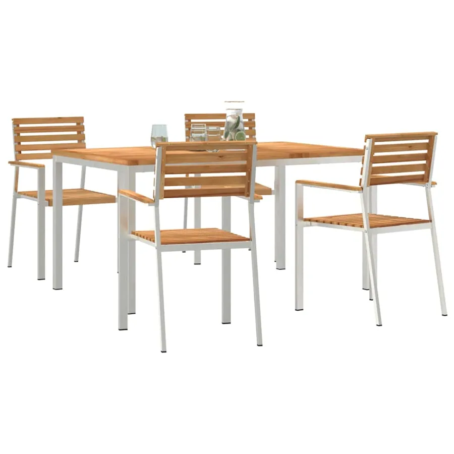 Ensemble de salle à manger pour jardin 5 pcs - 3