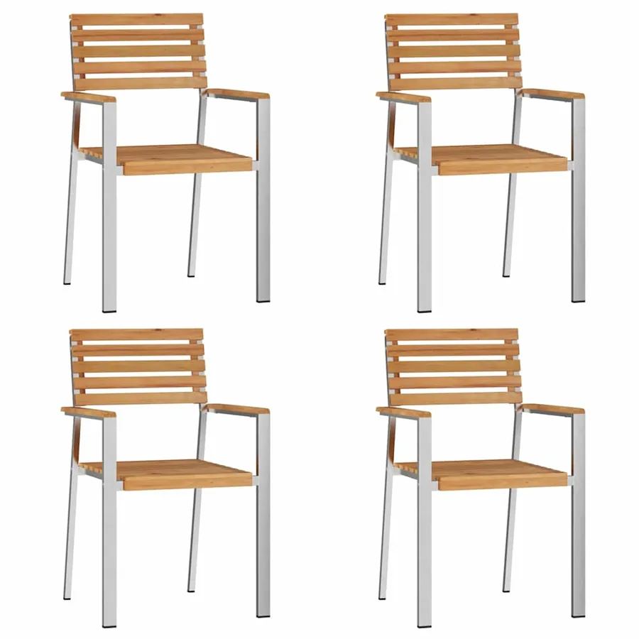 Ensemble de salle à manger pour jardin 5 pcs - 6