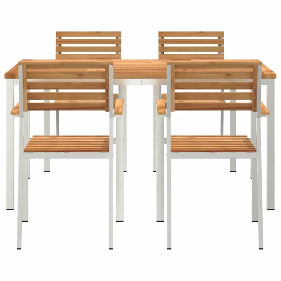 Ensemble de salle à manger pour jardin 5 pcs - 7