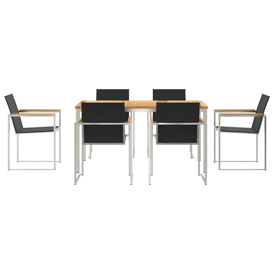 Ensemble de salle à manger pour jardin 7 pcs - 7