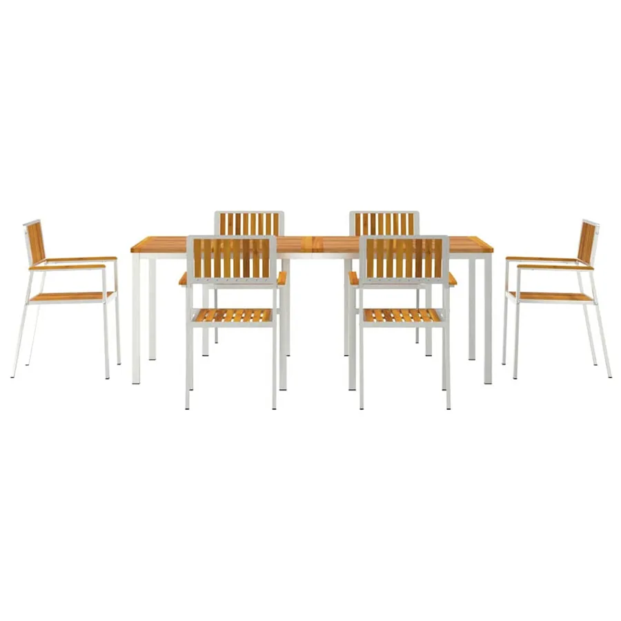 Ensemble de repas extérieur 7 pcs - 7