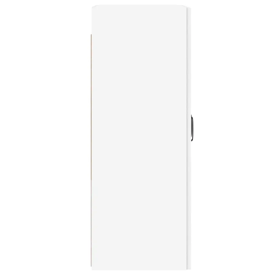 Armoires murales 2 pcs blanc bois d'ingénierie - 8