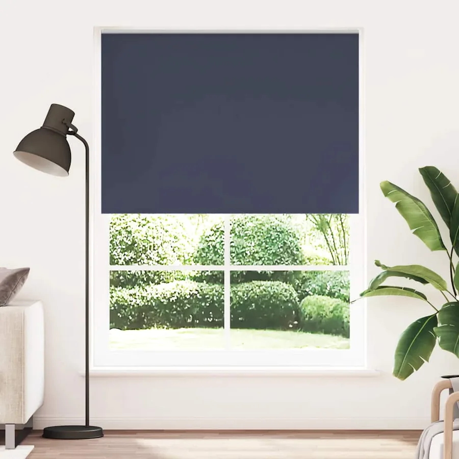 Store enrouleur occultant 144,4 x 230 cm, largeur du tissu 140 cm, coloris marine