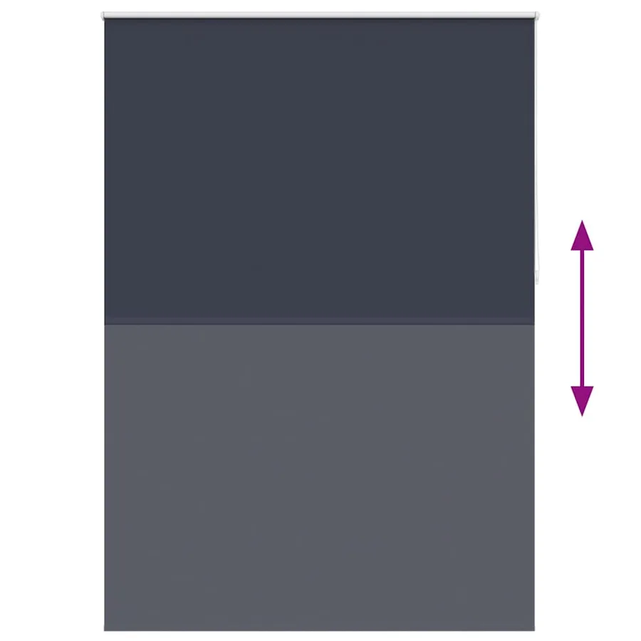 Store enrouleur occultant 144,4 x 230 cm, largeur du tissu 140 cm, coloris marine - 9