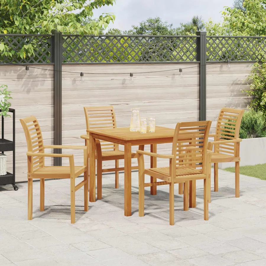 Chaise de salle à manger 4 pcs Marron 62 x 55 x 94 cm - 3