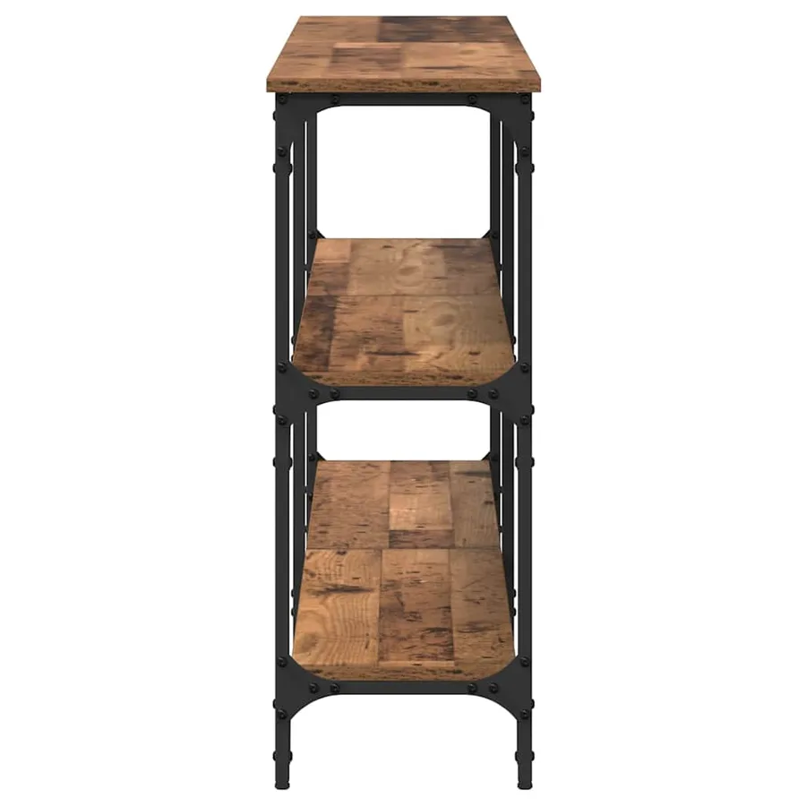 Table console Bois Ancien 200 x 29 x 75 cm - 6