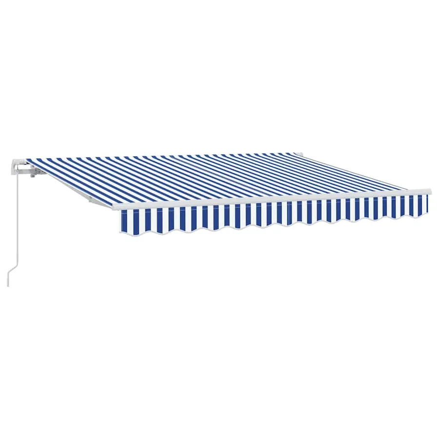 Auvent Rétractable Bleu 250 x 200 cm tissu - 2