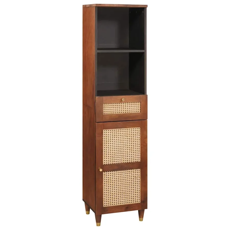 Buffet Marron 38 x 33,5 x 160 cm Bois de mangue massif - 2