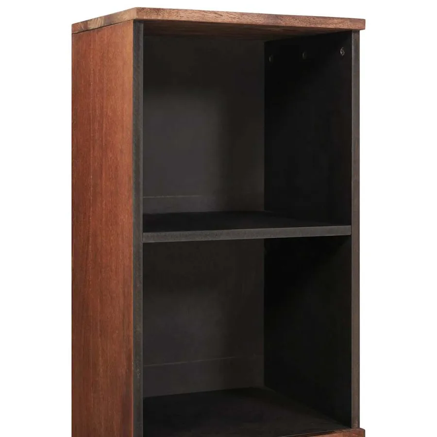 Buffet Marron 38 x 33,5 x 160 cm Bois de mangue massif - 7