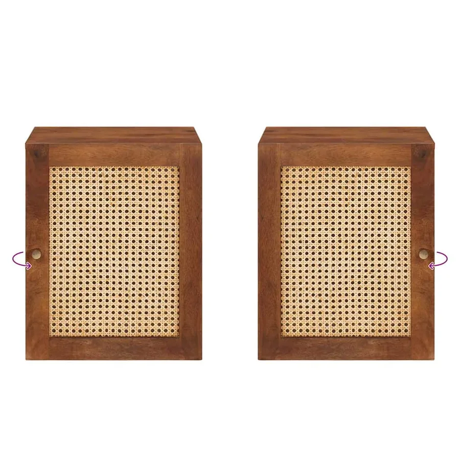 Cabinet de salle de bain avec étagère Marron 38 x 33,5 x 48 cm - 11