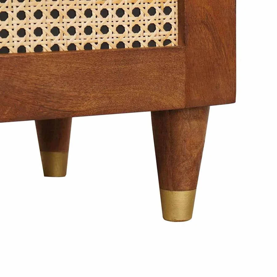 Cabinet de chevet avec tiroir 2 pcs Marron 40 x 33,5 x 46 cm - 9