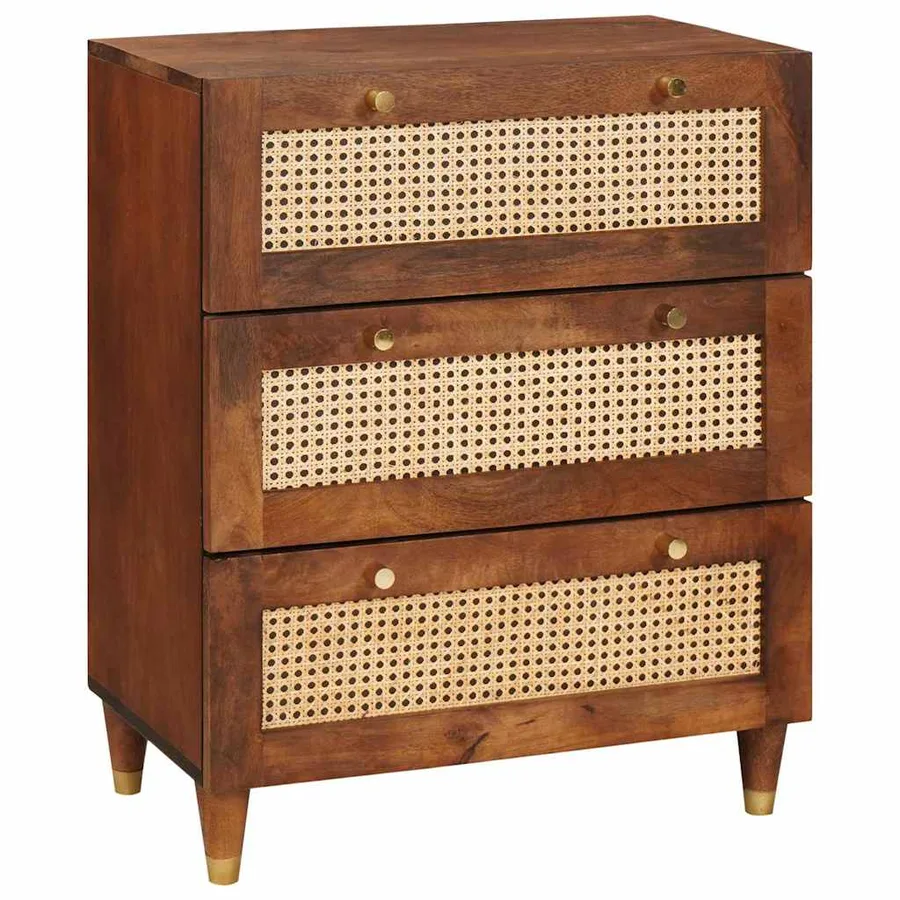 Ensemble de buffet 3 pcs Marron 180 x 33 x 75 cm - 4