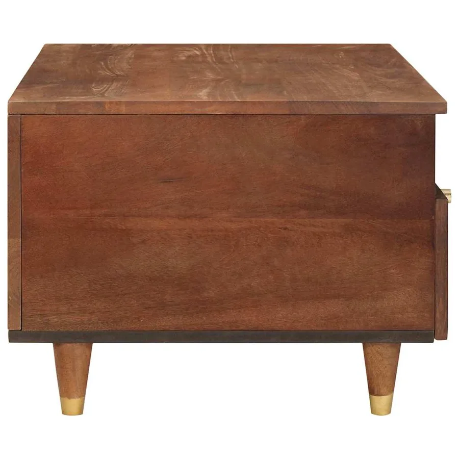 Table basse avec tiroir 80 x 54 x 40 cm Bois de mangue massif - 4