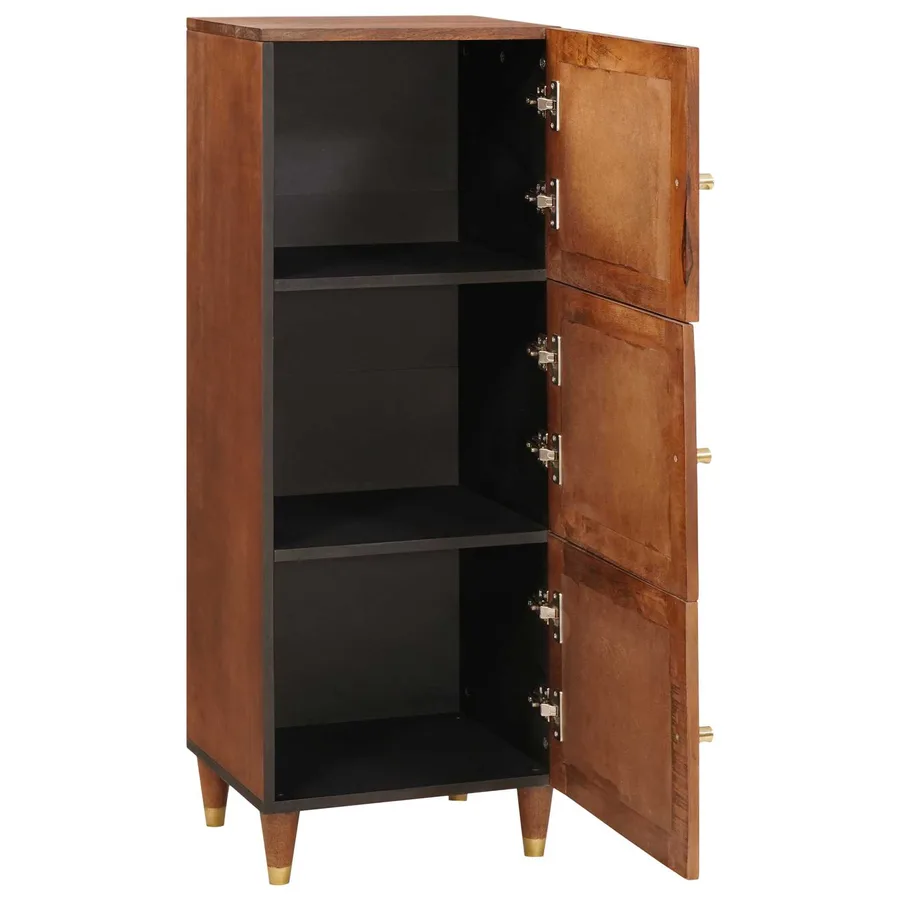 Grand meuble Marron 40 x 33,5 x 110 cm Bois de mangue massif - 2