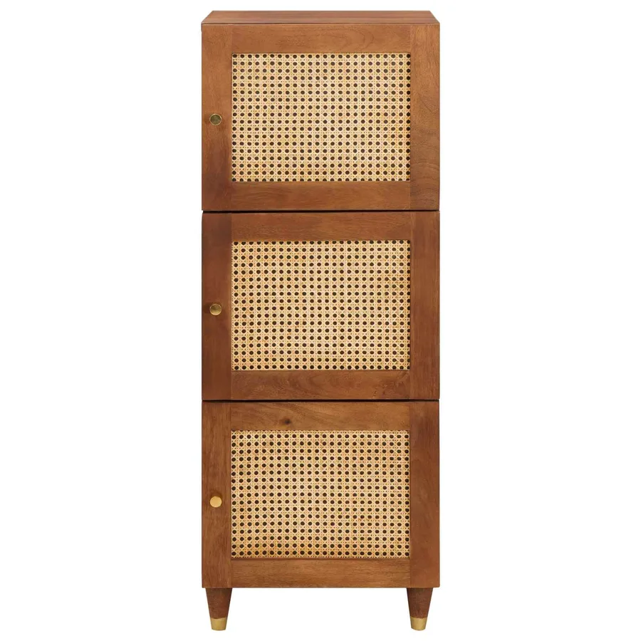 Grand meuble Marron 40 x 33,5 x 110 cm Bois de mangue massif - 3
