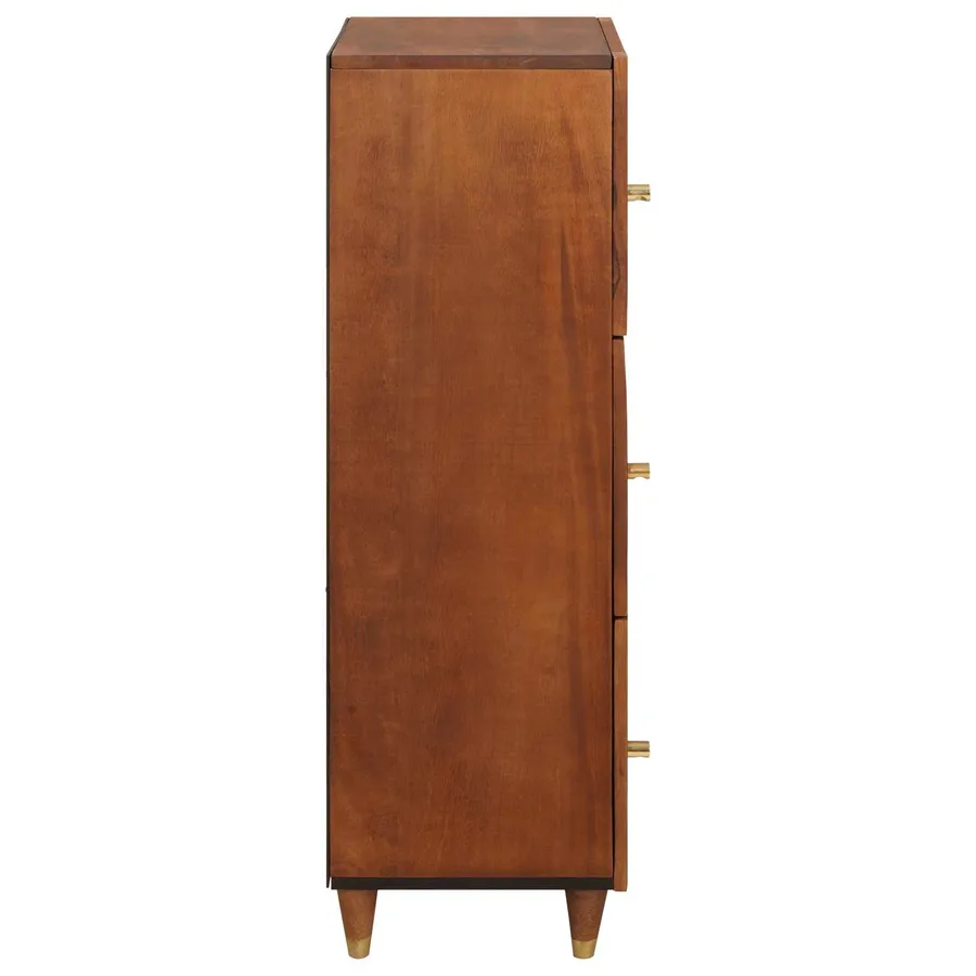 Grand meuble Marron 40 x 33,5 x 110 cm Bois de mangue massif - 4