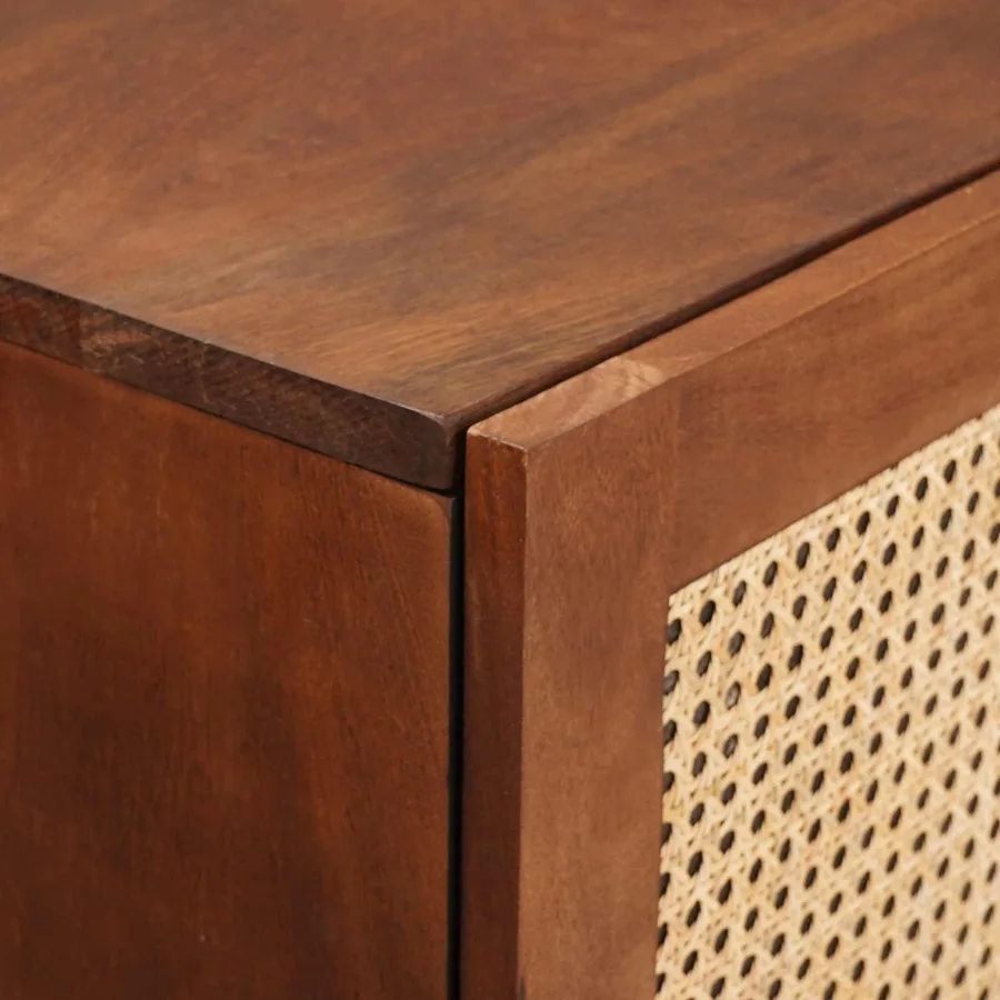 Grand meuble Marron 40 x 33,5 x 110 cm Bois de mangue massif - 6