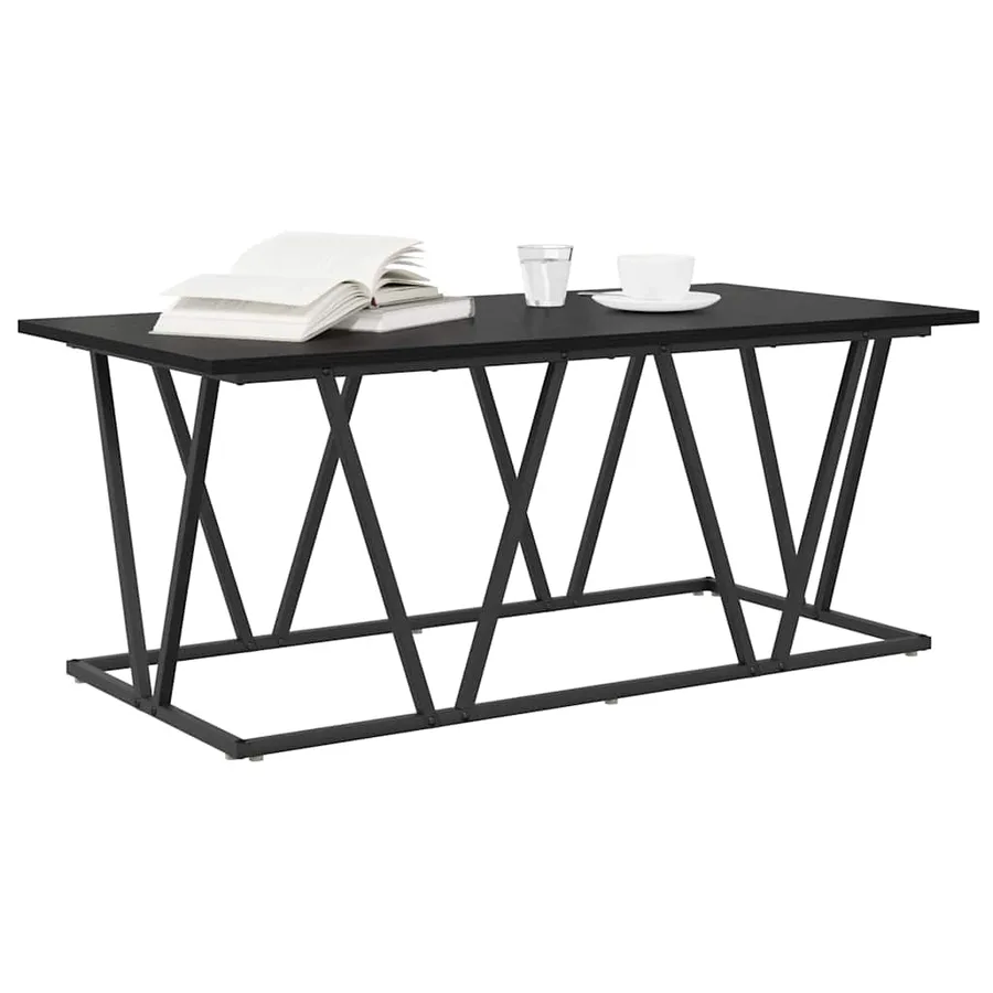 Table basse Chêne noir 100 x 50 x 40 cm - 3