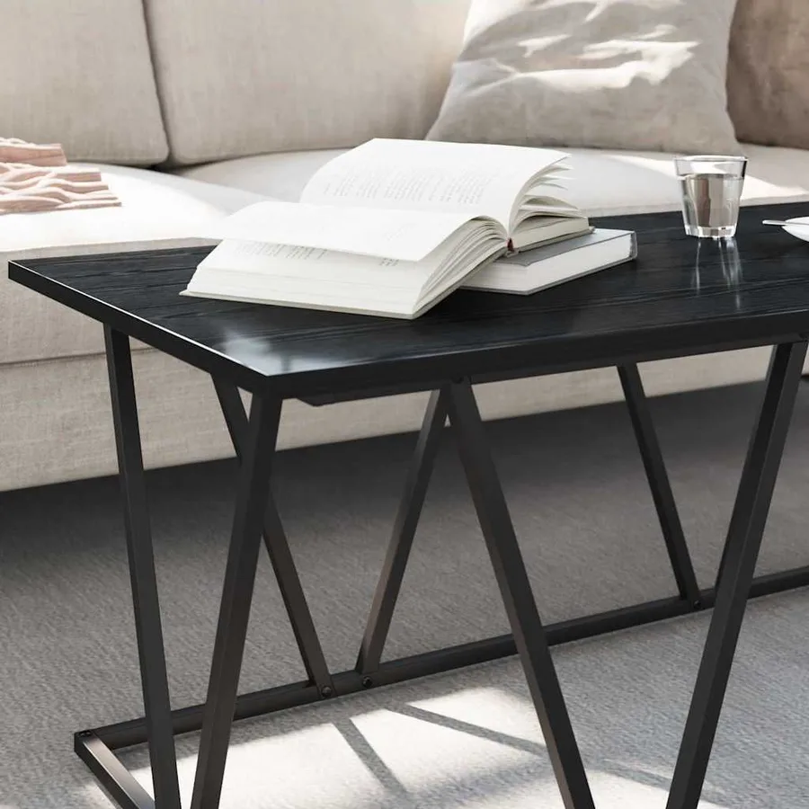 Table basse Chêne noir 100 x 50 x 40 cm - 4
