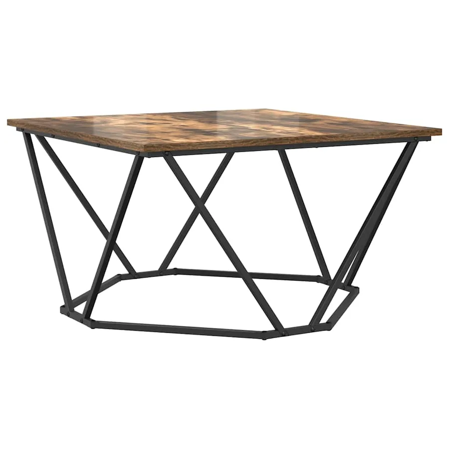 Table basse Chêne fumé 80 x 80 x 45 cm - 2