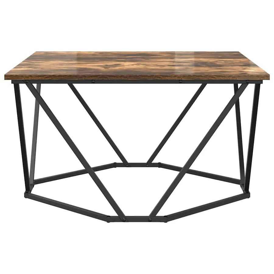 Table basse Chêne fumé 80 x 80 x 45 cm - 6