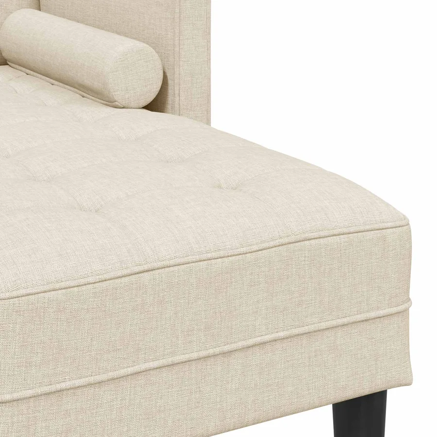 Ensemble de Canapés avec coussin 2 pcs Lin Polyester - 12