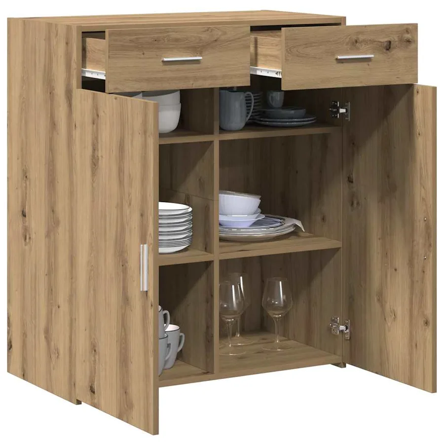 Armoire de rangement Chêne artisanal 80 x 42,5 x 93 cm - 3