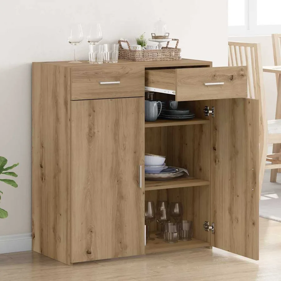 Armoire de rangement Chêne artisanal 80 x 42,5 x 93 cm - 4