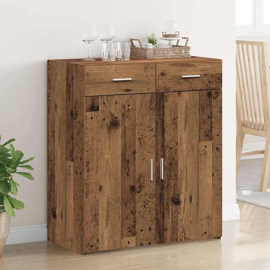Armoire de rangement Bois ancien 80 x 42,5 x 93 cm