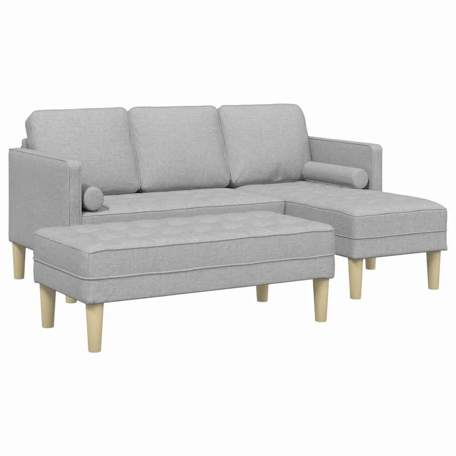 Ensemble de Canapés 2 pcs Gris nuage 173 x 131 x 67 cm - 2